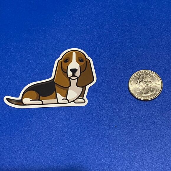 🎉 10/$10 Beagle Puppy Dog Animal Stickers - Brand New - Picture 1 of 2